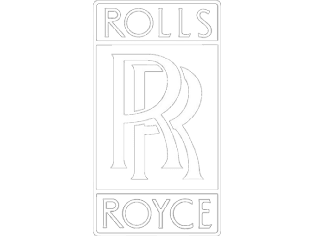 Logo de la marque automobile Rolls-Royce sur fond transparent