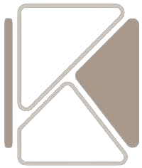 Logo minimaliste de l’entreprise Klarent sur fond TRANSPARENT